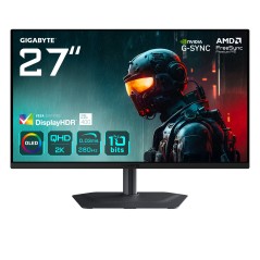 Gigabyte MO27Q2A 27" 2560 x 1440 2K HDMI DisplayPort USB-C Monitor - 280Hz for Ultra-Smooth Gaming Experience!